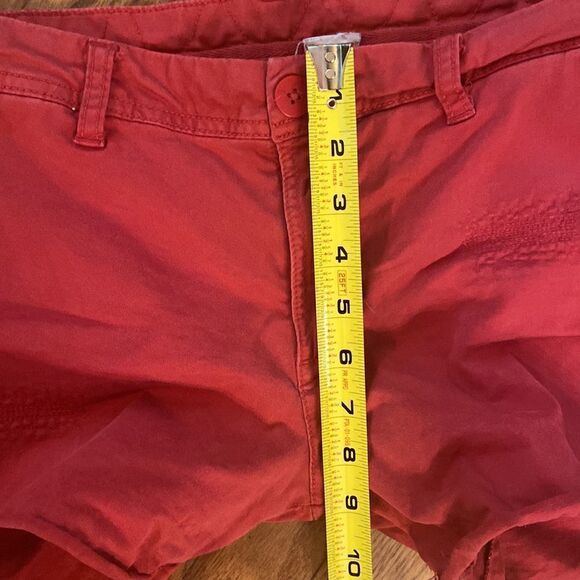 Womens shorts - not sure of brand,size, measures like a 10 - red - Picture 5 of 9